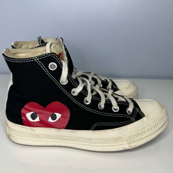 COPY - Converse x Comme des Garçons PLAY Chuck 70 women’s 8 / Mens 6 - Picture 3 of 9